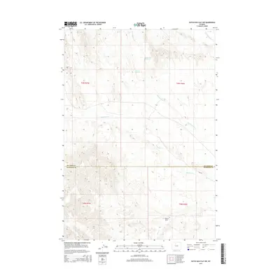 2015 Map of Dutch Nick Flat NW, 2015 Print