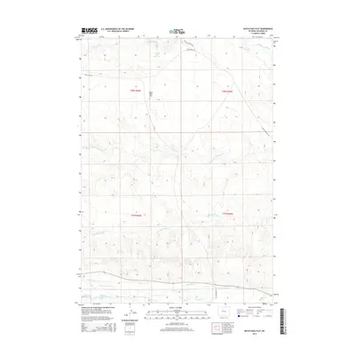 2015 Map of Dutch Nick Flat, 2015 Print