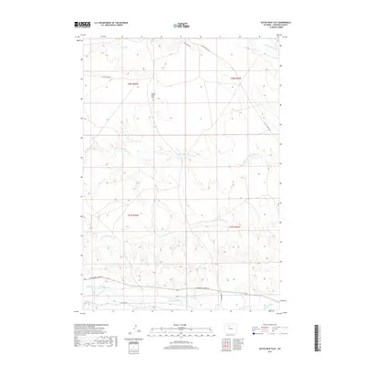 2017 Map of Dutch Nick Flat, 2017 Print
