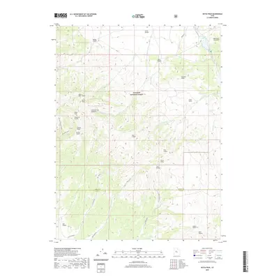 2020 Map of Dutch Peak, 2020 Print