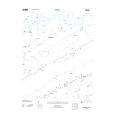 2013 Map of Dutch Valley, 2013 Print