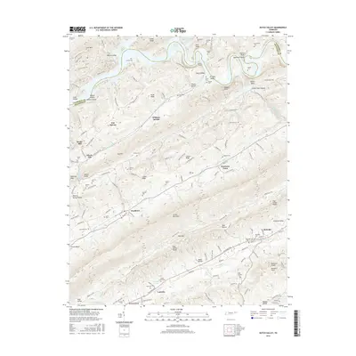 2016 Map of Dutch Valley, 2016 Print