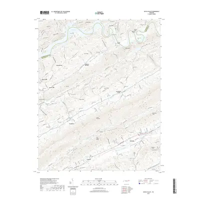 2019 Map of Dutch Valley, 2019 Print