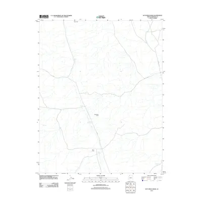 2011 Map of Dutchman Draw, 2011 Print