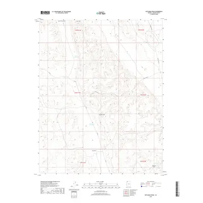 2018 Map of Dutchman Draw, 2018 Print
