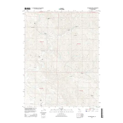 2015 Map of Dutchmans Knoll, 2015 Print