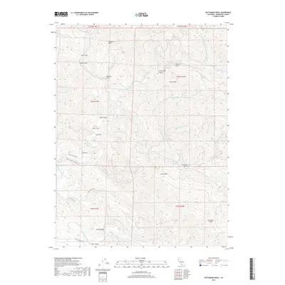 2018 Map of Dutchmans Knoll, 2018 Print