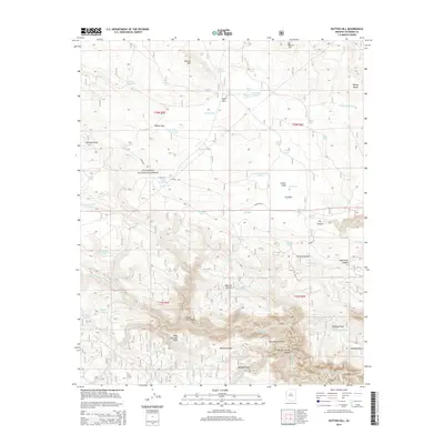 2014 Map of Dutton Hill, 2014 Print