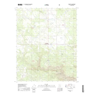 2018 Map of Dutton Hill, 2018 Print