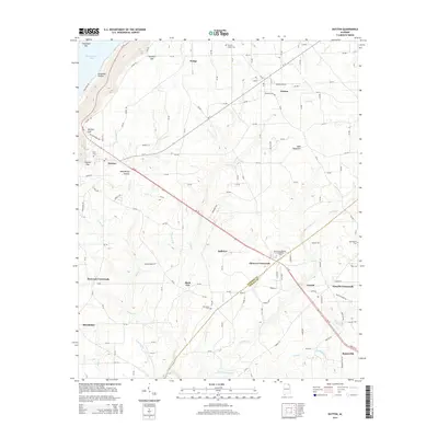 2014 Map of Dutton, 2014 Print