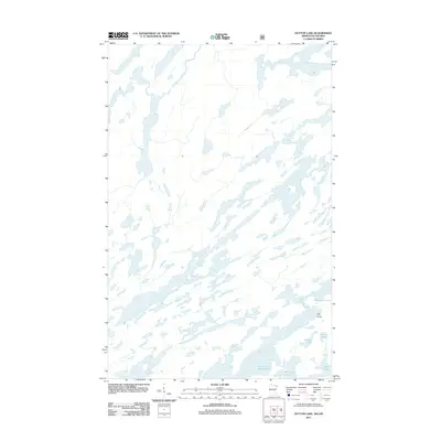 2011 Map of Dutton Lake, 2011 Print