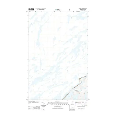 2013 Map of Dutton Lake, 2013 Print