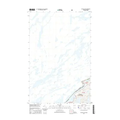 2016 Map of Dutton Lake, 2016 Print