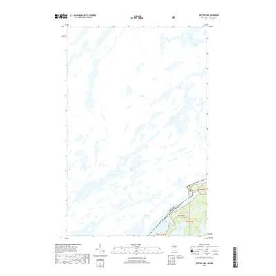 2019 Map of Dutton Lake, 2019 Print