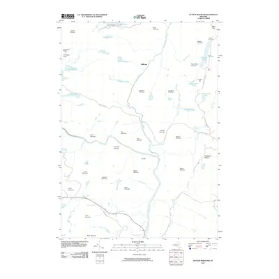 2010 Map of Dutton Mountain, 2010 Print