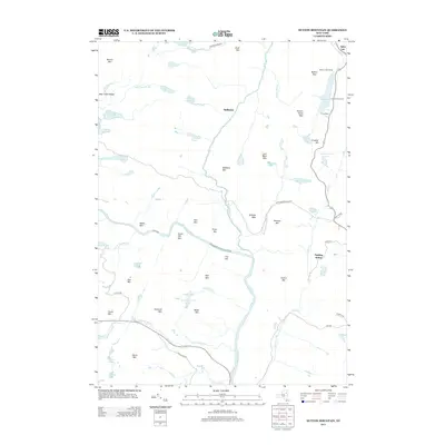 2013 Map of Dutton Mountain, 2013 Print