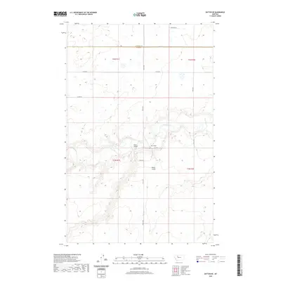 2020 Map of Dutton NE, 2020 Print