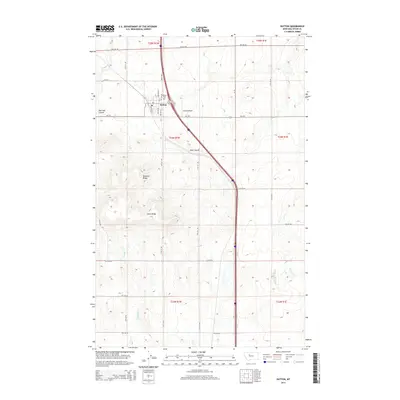 2014 Map of Dutton, 2014 Print