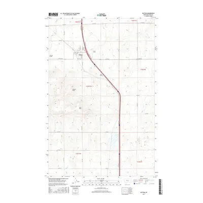 2017 Map of Dutton, 2017 Print