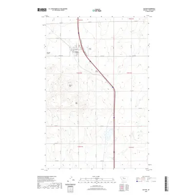 2020 Map of Dutton, 2020 Print