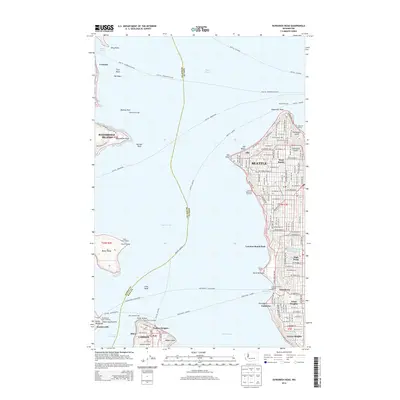 2014 Map of Duwamish Head, 2014 Print