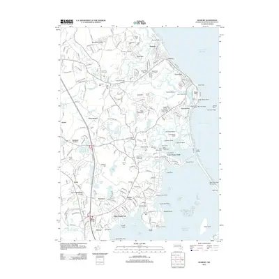 2012 Map of Duxbury, 2012 Print