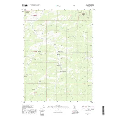 2018 Map of Duzel Rock, 2018 Print