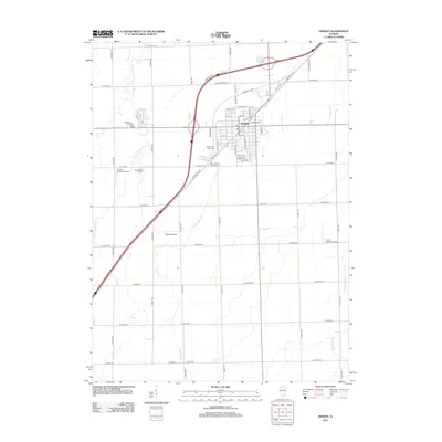 2012 Map of Dwight, 2012 Print