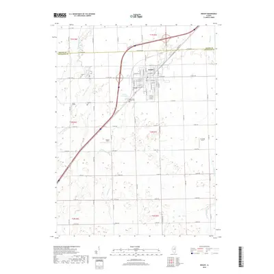 2018 Map of Dwight, 2018 Print