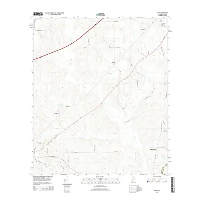 2014 Map of Dyas, 2014 Print