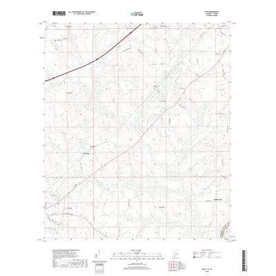 2018 Map of Dyas, 2018 Print