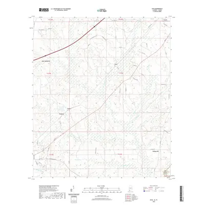 2020 Map of Dyas, 2020 Print