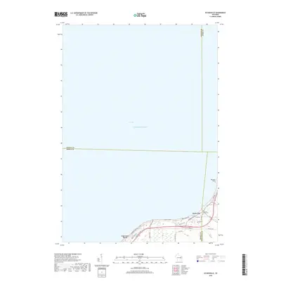 2018 Map of Dyckesville, 2018 Print