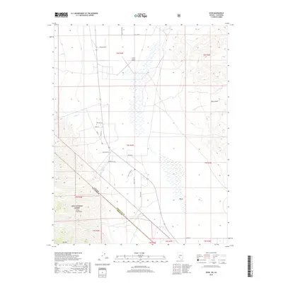 2018 Map of Dyer, 2018 Print