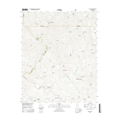 2014 Map of Dyer Gap, 2014 Print
