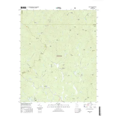 2017 Map of Dyer Gap, 2017 Print