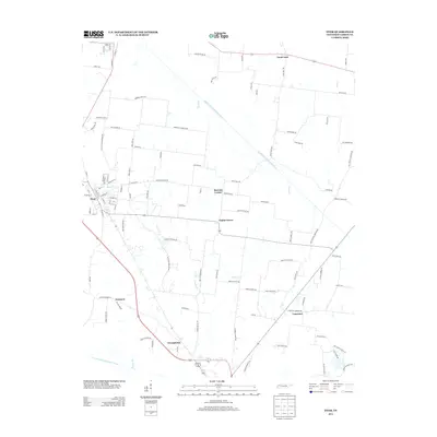 2013 Map of Dyer, 2013 Print