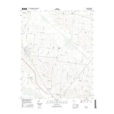 2016 Map of Dyer, 2016 Print
