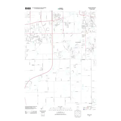 2013 Map of Dyer, 2013 Print