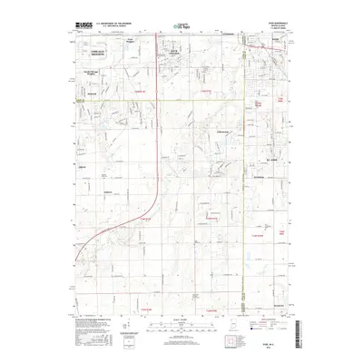 2016 Map of Dyer, 2016 Print