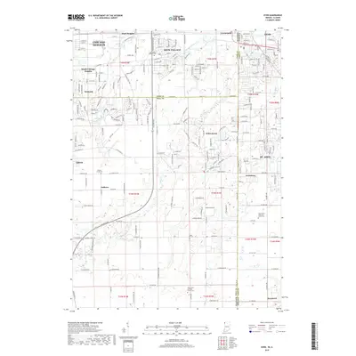 2019 Map of Dyer, 2019 Print