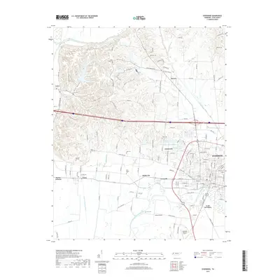 2019 Map of Dyersburg, 2019 Print