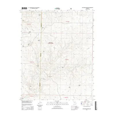 2015 Map of Dyestone Mountain, 2015 Print