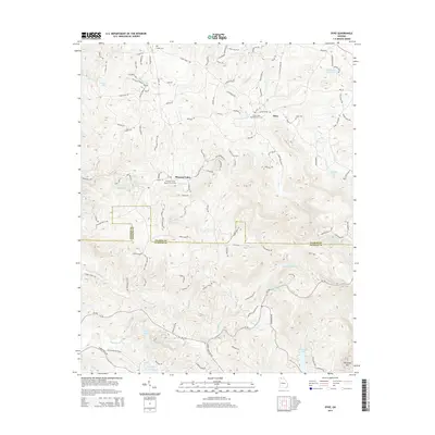 2014 Map of Dyke, 2014 Print