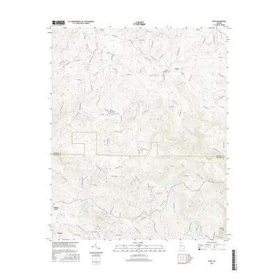 2017 Map of Dyke, 2017 Print