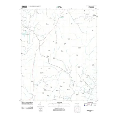 2010 Map of Dysartsville, 2010 Print