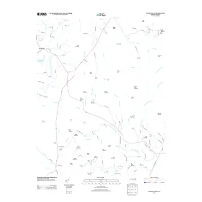 2013 Map of Dysartsville, 2013 Print