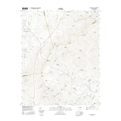 2016 Map of Dysartsville, 2016 Print