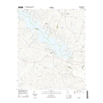 2014 Map of Dyson, 2014 Print