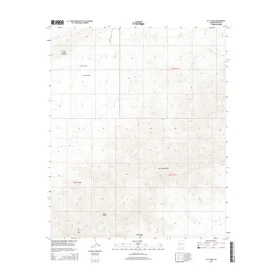 2014 Map of E C P Peak, 2014 Print